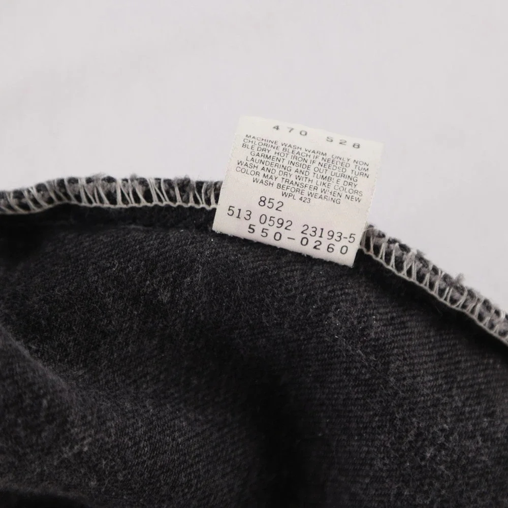 Levis‎ 550 Relaxed Fit Tapered Black Jeans Mens 42x32 (41x32) USA Vintage 1992